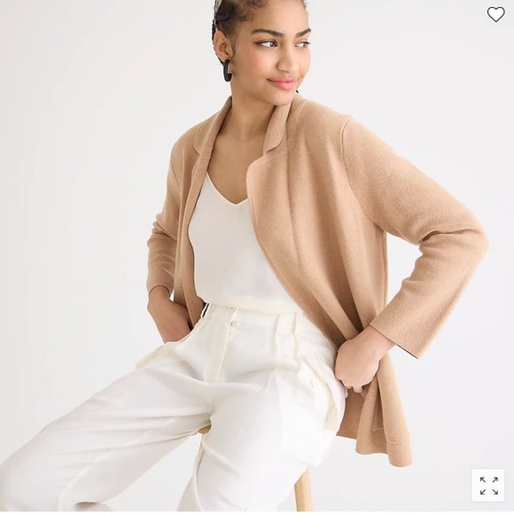 J. Crew Eloise Sweater Blazer (XXS) - Picture 2 of 5